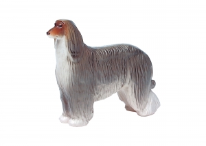 Afghan Hound Dog Lomonosov Imperial Porcelain Figurine Afghan Hound Dog Lomonosov Imperial Porcelain Figurine