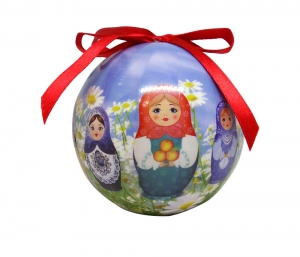 Christmas New Year Tree Decorative Ball Summer Nesting Doll Christmas New Year Tree Decorative Ball Summer Nesting Doll