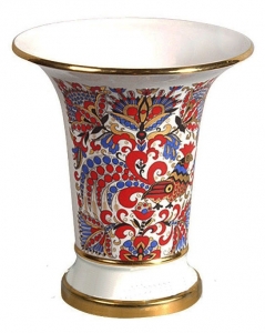 Flower Vase Empire Style Cockerels Lomonosov Imperial Porcelain Flower Vase Empire Style Cockerels Lomonosov Imperial Porcelain