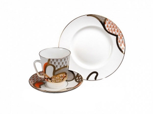 Lomonosov Bone China Cup and Saucer May Sun 5.6 fl.oz/165 ml 3 pc Lomonosov Bone China Cup and Saucer May Sun 5.6 fl.oz/165 ml 3 pc