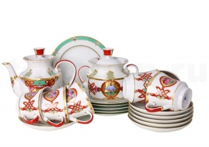 Lomonosov Imperial Porcelain Tea Set Byzantium 6/20 Lomonosov Imperial Porcelain Tea Set Byzantium 6/20