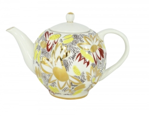 Lomonosov Imperial Porcelain Tea Pot Tulip Golden Daisy 20 oz/600 ml Lomonosov Imperial Porcelain Tea Pot Tulip Golden Daisy 20 oz/600 ml