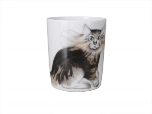 Porcelain Coffee Mug Snowy Morning Cat Max 12.8 fl.oz/380 ml Porcelain Coffee Mug Snowy Morning Cat Max 12.8 fl.oz/380 ml