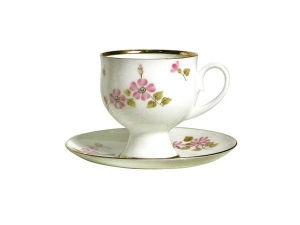 Bone China Coffee Set Cup and Saucer Enchantress 5.41 oz/160 ml Bone China Coffee Set Cup and Saucer Enchantress 5.41 oz/160 ml
