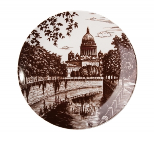 Decorative Wall Plate St. Isaac's Cathedral St.Petersburg 7.7 Decorative Wall Plate St. Isaac's Cathedral St.Petersburg 7.7