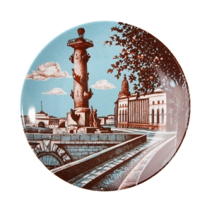 Decorative Wall Plate Rostral Column St.Petersburg 7.7 Decorative Wall Plate Rostral Column St.Petersburg 7.7