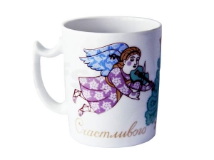 Lomonosov Porcelain Mug Snowy Morning Christmas Angel 12.8 fl.oz/380 ml Lomonosov Porcelain Mug Snowy Morning Christmas Angel 12.8 fl.oz/380 ml