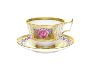 Imperial Lomonosov Porcelain Tea Set Cup with Saucer Alexandria Recollection 8.4 oz/250 ml Imperial Lomonosov Porcelain Tea Set Cup with Saucer Alexandria Recollection 8.4 oz/250 ml