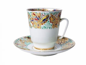 Bone China Cup and Saucer May Colorful Butterflies 5.6 fl.oz/165 ml Bone China Cup and Saucer May Colorful Butterflies 5.6 fl.oz/165 ml