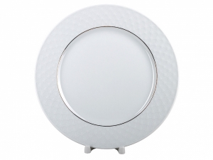 Lomonosov Porcelain Dinner Plate European-2 Golden Omega Net 10.6 Lomonosov Porcelain Dinner Plate European-2 Golden Omega Net 10.6
