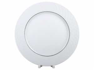 Lomonosov Porcelain Dinner Plate European-2 Platinum Omega Net 8.5 Lomonosov Porcelain Dinner Plate European-2 Platinum Omega Net 8.5