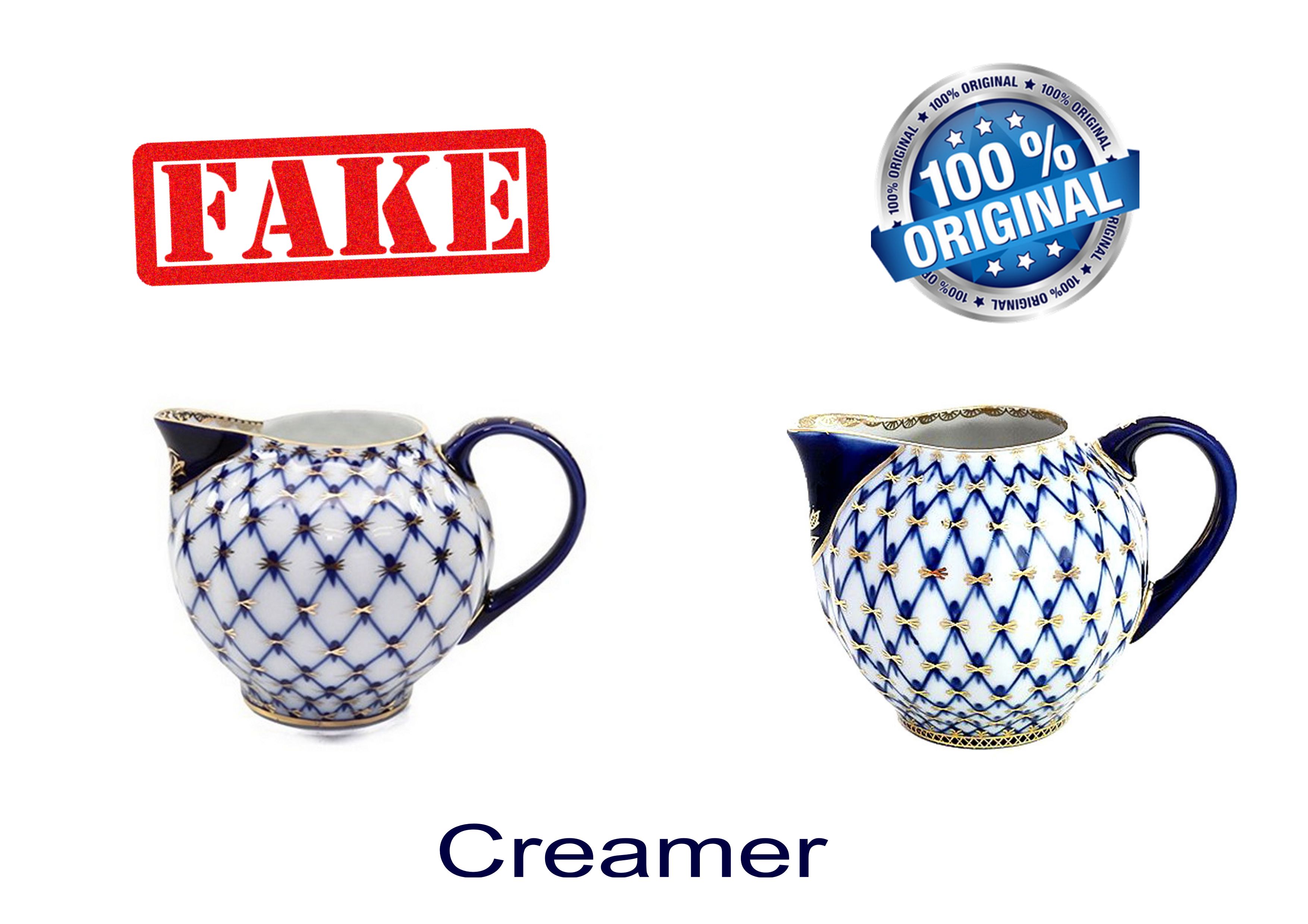 Imitation Fake Lomonosov Cobalt Net Porcelain