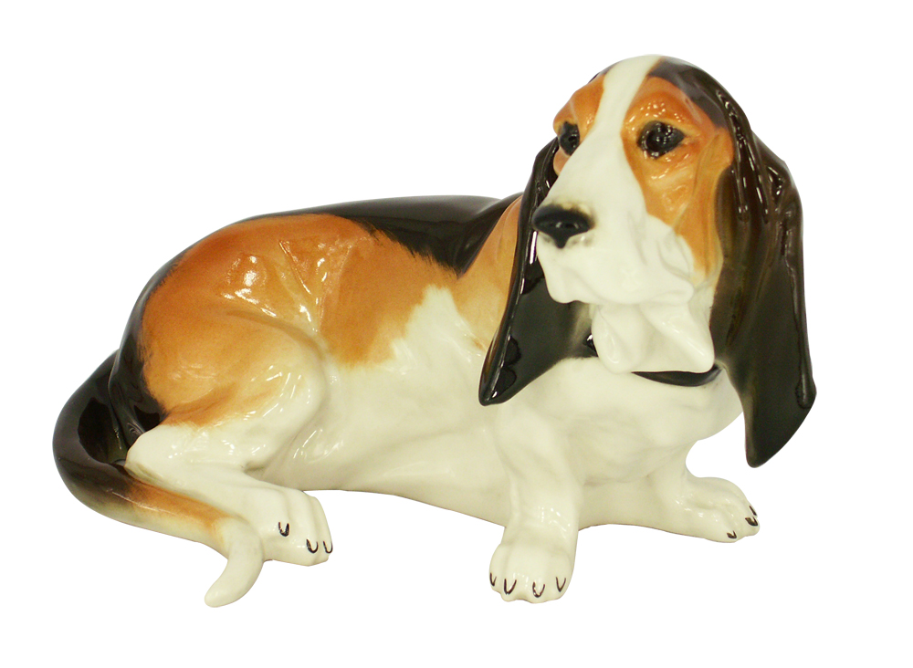 porcelain basset hound