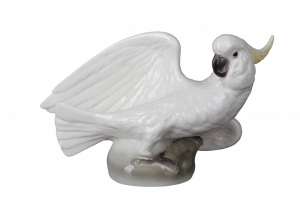 Сockatoo Bird Lomonosov Imperial Porcelain Figurine