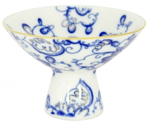 Lomonosov Imperial Porcelain Candy Ice Cream Vase Singing Garden Lomonosov Imperial Porcelain Candy Ice Cream Vase Singing Garden