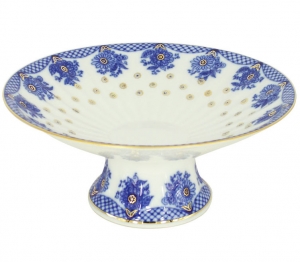 Lomonosov Imperial Porcelain Candy Vase Basket 7.6 Lomonosov Imperial Porcelain Candy Vase Basket 7.6