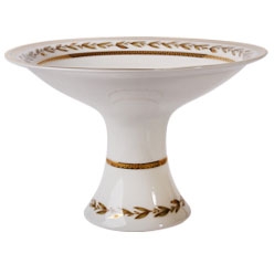 Lomonosov Imperial Porcelain Candy Fruit Vase Jade Background 7.3