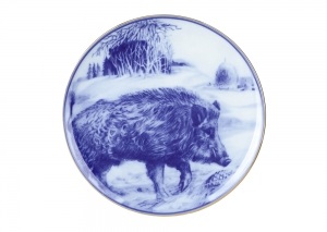 Decorative Wall Plate 2019 Year of PIG Wild Boar (3) 7.7 inches 195 mm Decorative Wall Plate 2019 Year of PIG Wild Boar (3) 7.7 inches 195 mm