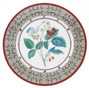 Decorative Wall Plate Sweet Raspberry Lomonosov Imperial Porcelain Decorative Wall Plate Sweet Raspberry Lomonosov Imperial Porcelain
