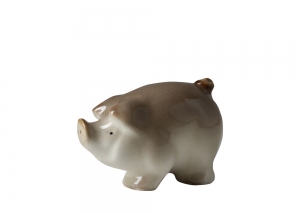 Little Piglet Pig Lomonosov Porcelain Figurine