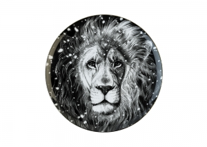 Lomonosov Porcelain Decorative Wall Plate Totem Animal Lion 11.8 in 300 mm Lomonosov Porcelain Decorative Wall Plate Totem Animal Lion 11.8 in 300 mm