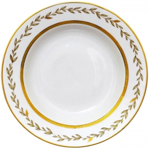 Lomonosov Imperial Porcelain Dinner Plate European Jade Background Flat 8.7