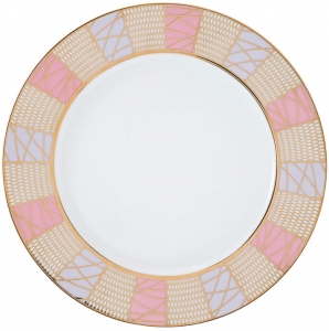 Lomonosov Porcelain Dinner Plate Frosty Fairytale 10.6