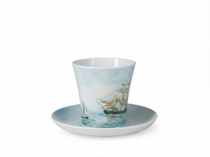Lomonosov Porcelain Mug Sailing Vessel Brig Leningradskii-2 12.2 fl.oz 360 ml Lomonosov Porcelain Mug Sailing Vessel Brig Leningradskii-2 12.2 fl.oz 360 ml