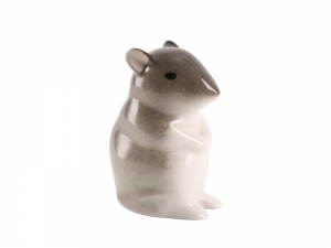 Mouse Pale Yellow Lomonosov Porcelain Figurine