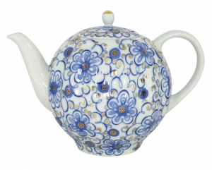 Lomonosov Imperial Porcelain Tea Pot Tulip Bindweed 10 Cups 67 oz/2000 ml Lomonosov Imperial Porcelain Tea Pot Tulip Bindweed 10 Cups 67 oz/2000 ml