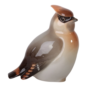 Waxwing Bird #1 Lomonosov Imperial Porcelain Figurine