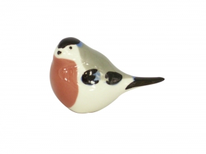 Winter Bullfinch Bird Lomonosov Imperial Porcelain Figurine