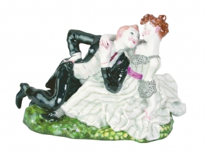 LOVERS Figurine Lomonosov Imperial Porcelain