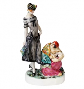 Fortuneteller Lomonosov Imperial Porcelain Figurine