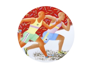 Decorative Wall Plate Summer Olympic Games Track and Field Running 10.8 Decorative Wall Plate Summer Olympic Games Track and Field Running 10.8