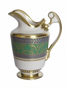 Lomonosov Imperial Porcelain Creamer Alexandria Golden 16.2 oz/480 ml