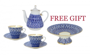 Mother's Day Offer: Lomonosov Porcelain Forget me Not Gift Mother's Day Offer: Lomonosov Porcelain Forget me Not Gift