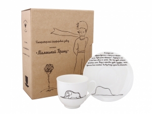 Little Prince Elephant Bone China Tea/Coffee Cup 6oz/180ml Lomonosov Porcelain Little Prince Elephant Bone China Tea/Coffee Cup 6oz/180ml Lomonosov Porcelain