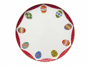 Easter Porcelain Cake Dish Platter 11.8 Easter Porcelain Cake Dish Platter 11.8