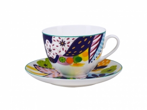 Lomonosov Bone China Porcelain Spring-2 Tea Set 2 pc Bouquet for Julia Lomonosov Bone China Porcelain Spring-2 Tea Set 2 pc Bouquet for Julia