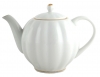 Lomonosov Imperial Porcelain Teapot Tulip Snow White 20 oz/600 ml