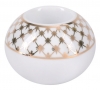 Lomonosov Porcelain Round Candle Holder Jazz Golden Net 