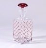 Lomonosov Imperial Glass Cognac Decanter Red Net 33.8 oz/1000ml
