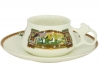 Lomonosov Imperial Porcelain Bone China Cup and Saucer Bilibina Magical Landscape