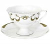Lomonosov Imperial Porcelain Bone China Cup and Saucer Fiona