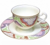 Lomonosov Imperial Porcelain Bone China Cup and Saucer Pink Marietal