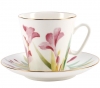 Lomonosov Imperial Porcelain Bone China Espresso Cup and Saucer Aquarelle 2.7 oz/80ml