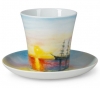 Lomonosov Porcelain Mug Sailing Vessel Barque Leningradskii-2 12.2 fl.oz 360 ml