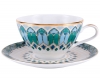 Lomonosov Porcelain Tea Set Cup and Saucer Grace Gothic