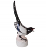 Magpie Bird Lomonosov Imperial Porcelain Figurine